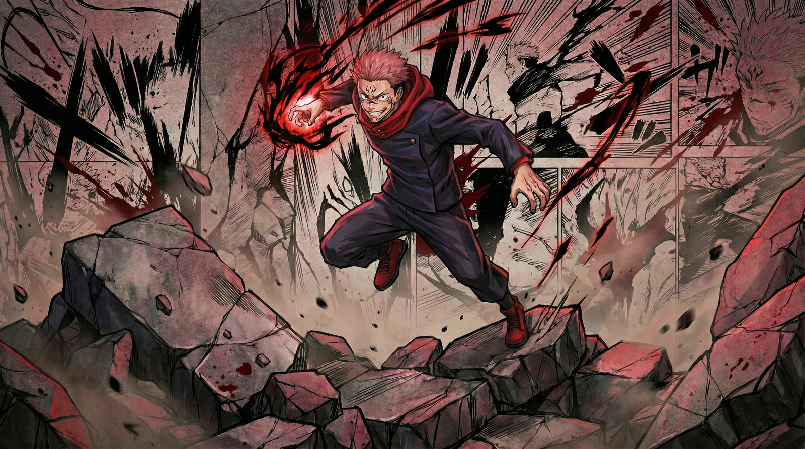 Sukuna Power Mode 4k HD 4K wallpaper for mobile and desktop, free HD background download for iPhone and laptop - FreezyStock