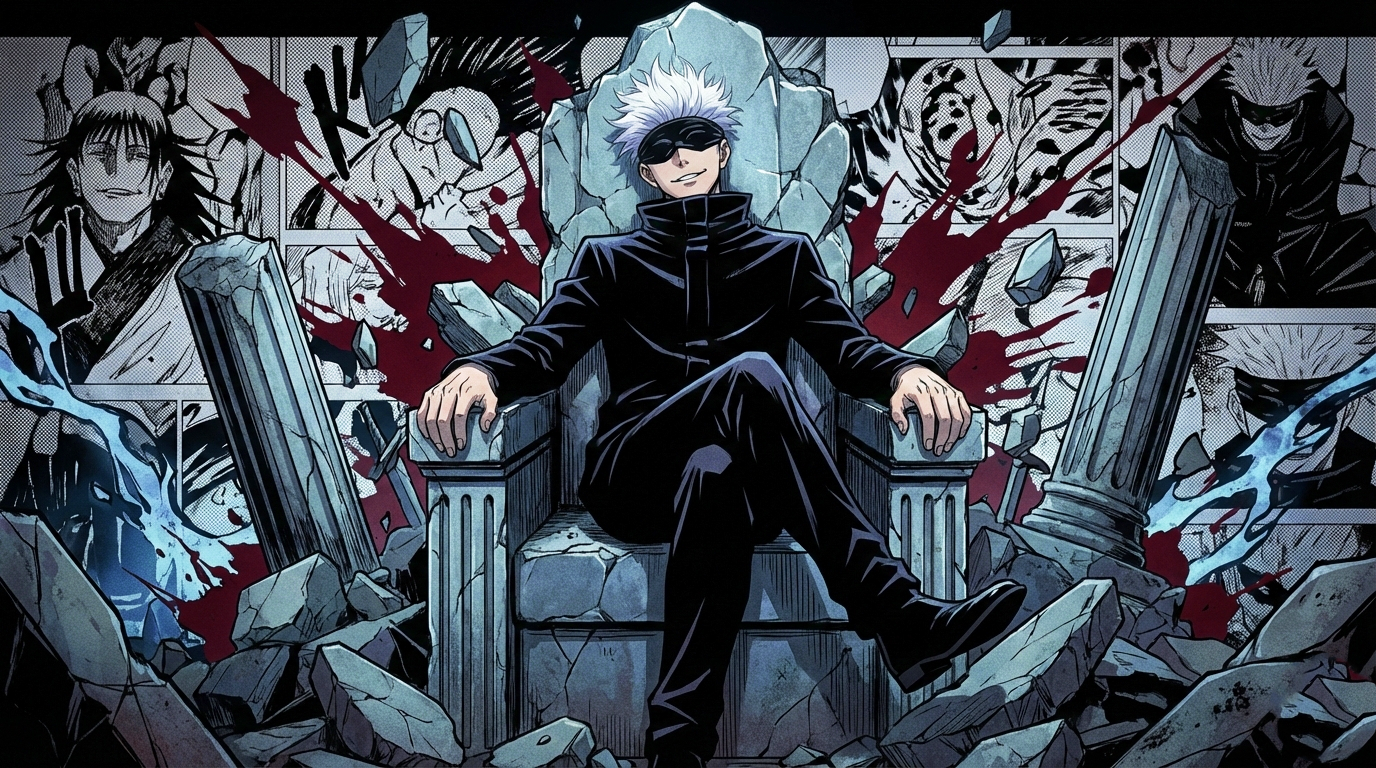 Gojo Satoru Aesthetic 4k HD 4K wallpaper for mobile and desktop, free HD background download for iPhone and laptop - FreezyStock