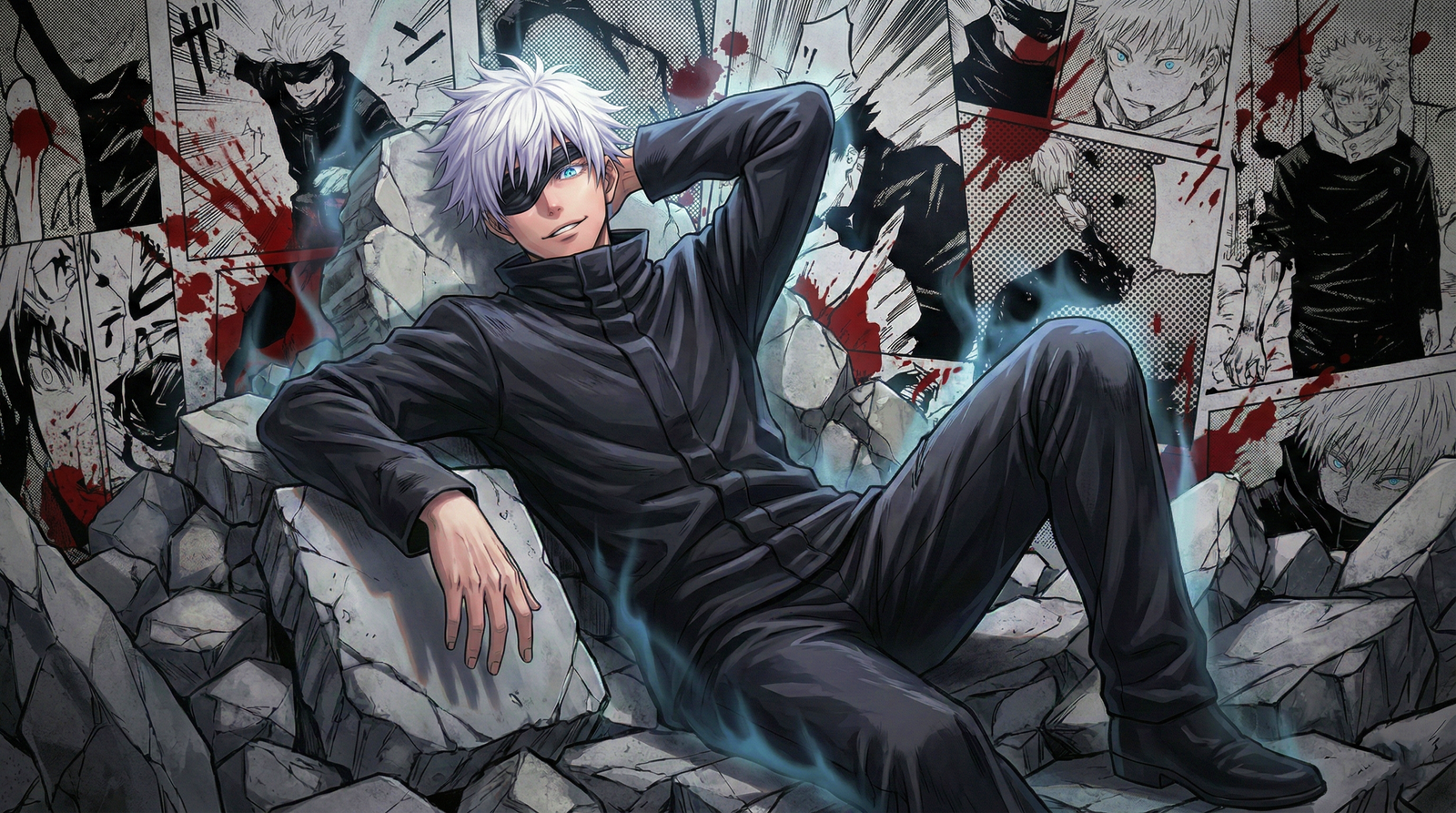 Gojo Satoru Ultra Hd Wallpaper HD 4K wallpaper for mobile and desktop, free HD background download for iPhone and laptop - FreezyStock