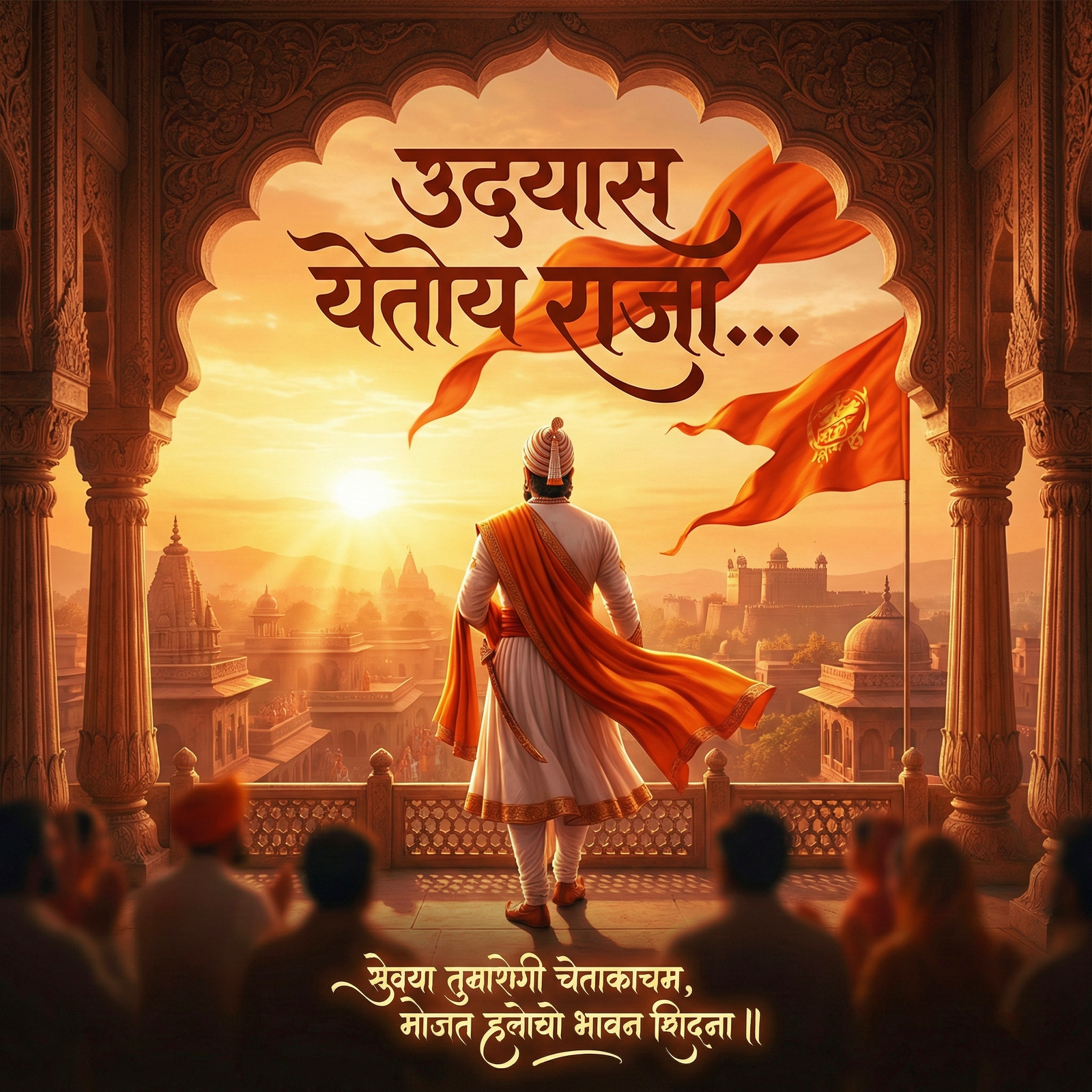 Shiv Jayanti Festival Images 1080x1080 HD 4K wallpaper for mobile and desktop, free HD background download for iPhone and laptop - FreezyStock