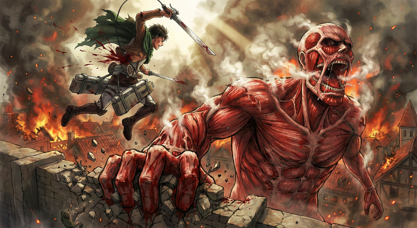 Eren Yeager Wallpaper For Android And Ip HD 4K wallpaper for mobile and desktop, free HD background download for iPhone and laptop - FreezyStock