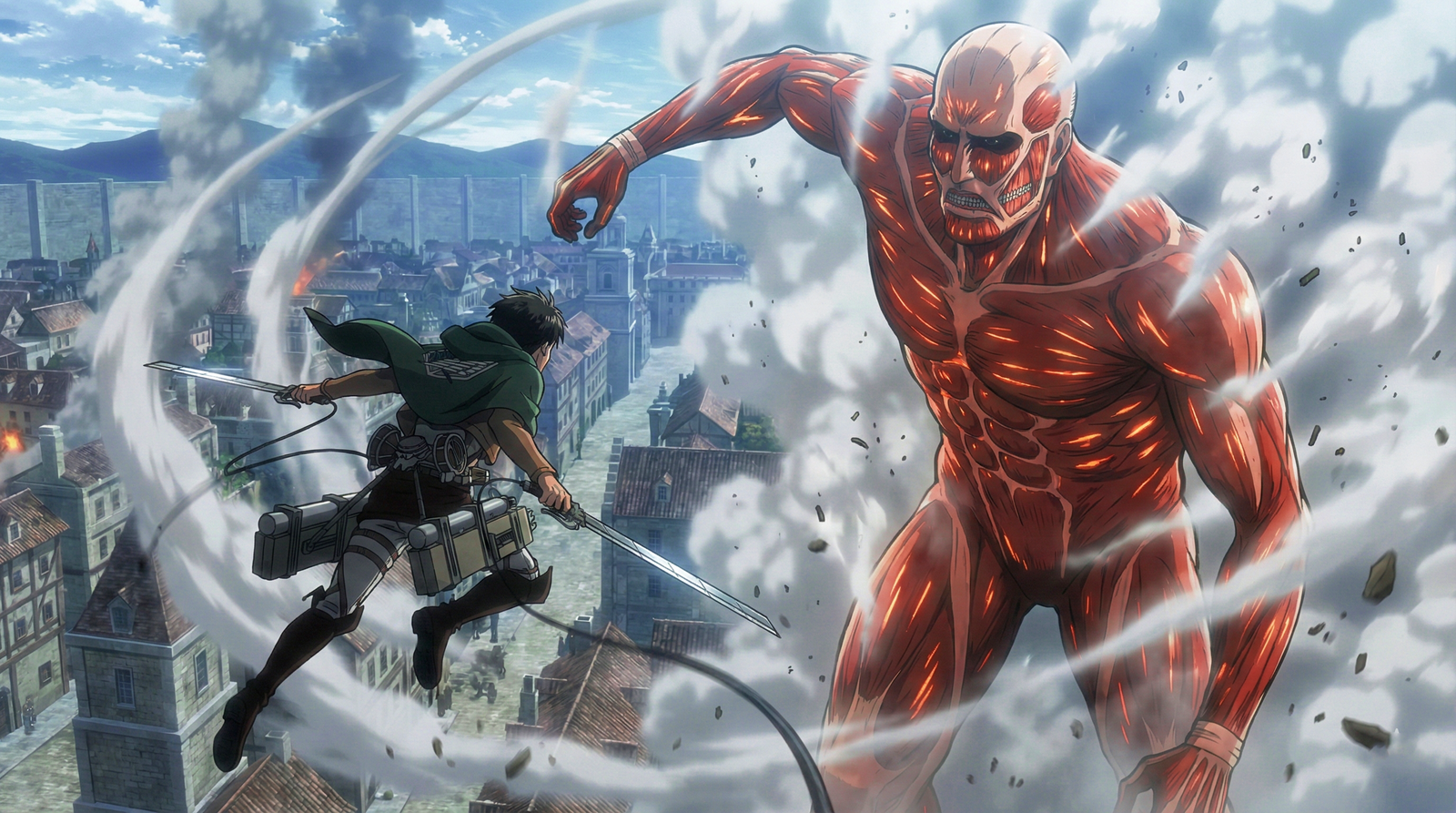 Attack On Titan Eren Yeager Portrait Wal