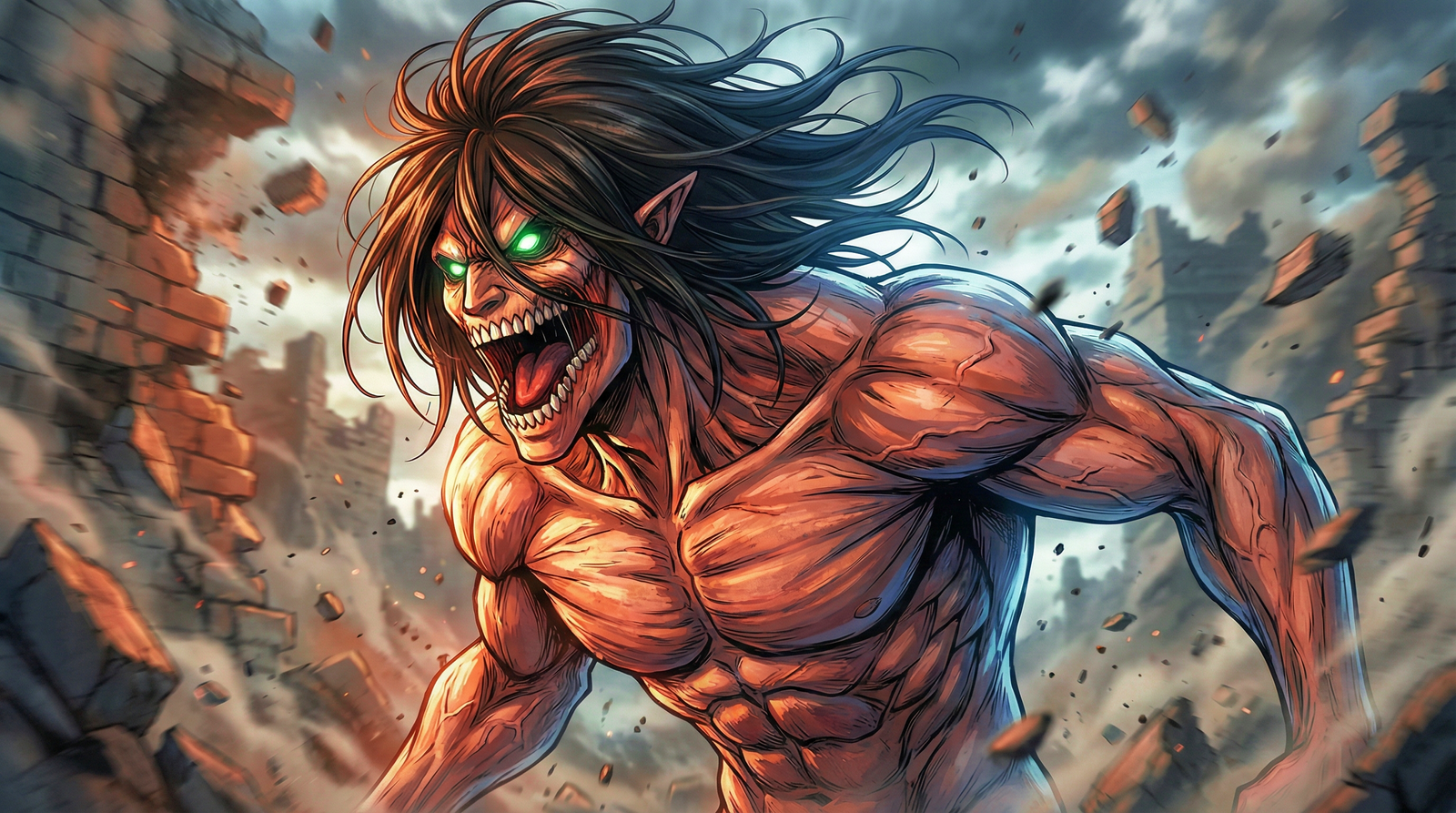 Eren Yeager 4k Wallpaper Attack On Titan HD 4K wallpaper for mobile and desktop, free HD background download for iPhone and laptop - FreezyStock