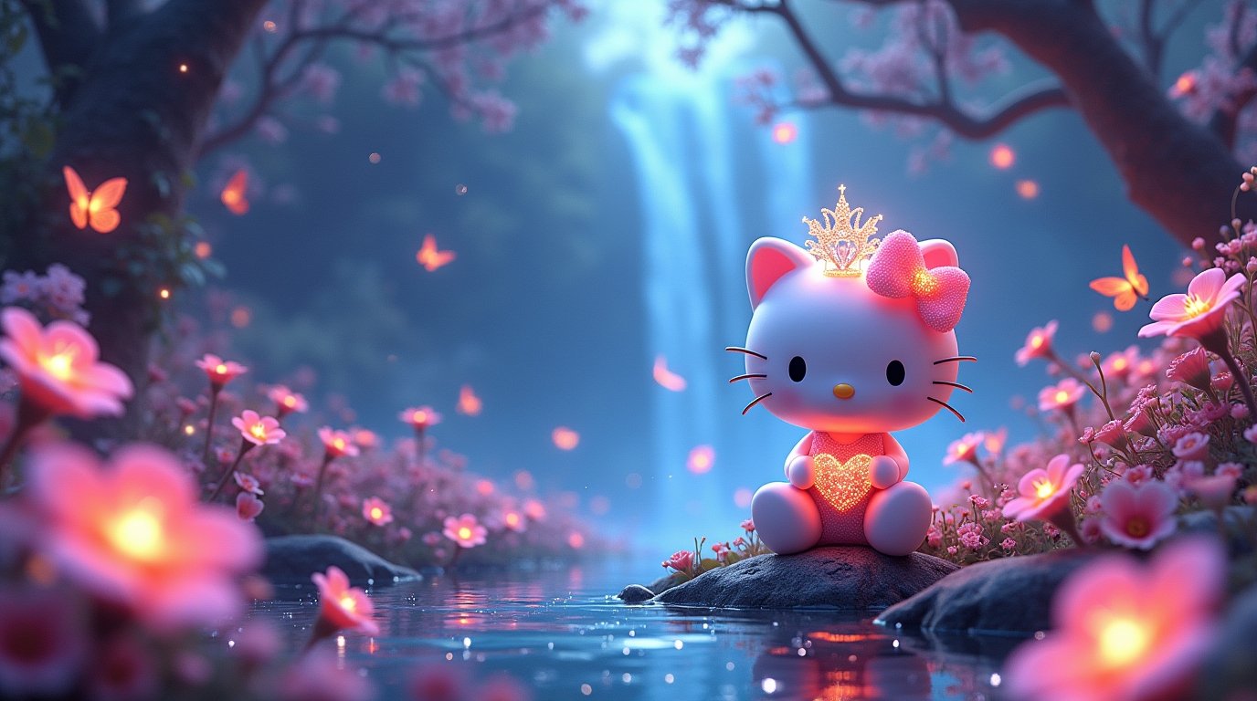Hello Kitty 4k Desktop Background HD 4K wallpaper for mobile and desktop, free HD background download for iPhone and laptop - FreezyStock