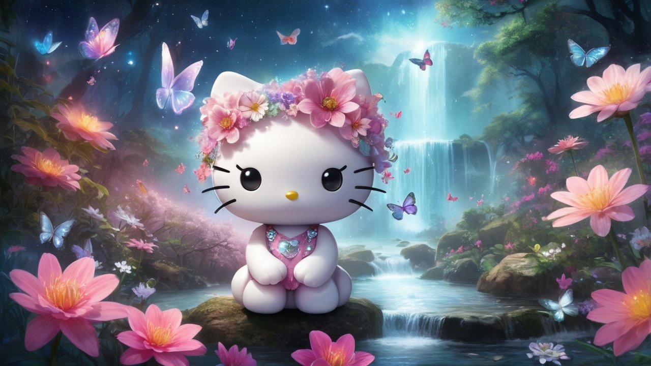 Hello Kitty Aesthetic Laptop Wallpaper HD 4K wallpaper for mobile and desktop, free HD background download for iPhone and laptop - FreezyStock