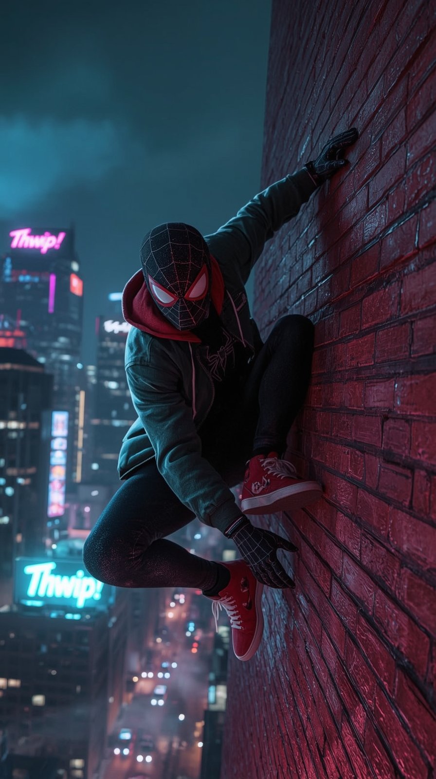 Spiderman Dark Theme Mobile Wallpaper HD 4K wallpaper for mobile and desktop, free HD background download for iPhone and laptop - FreezyStock