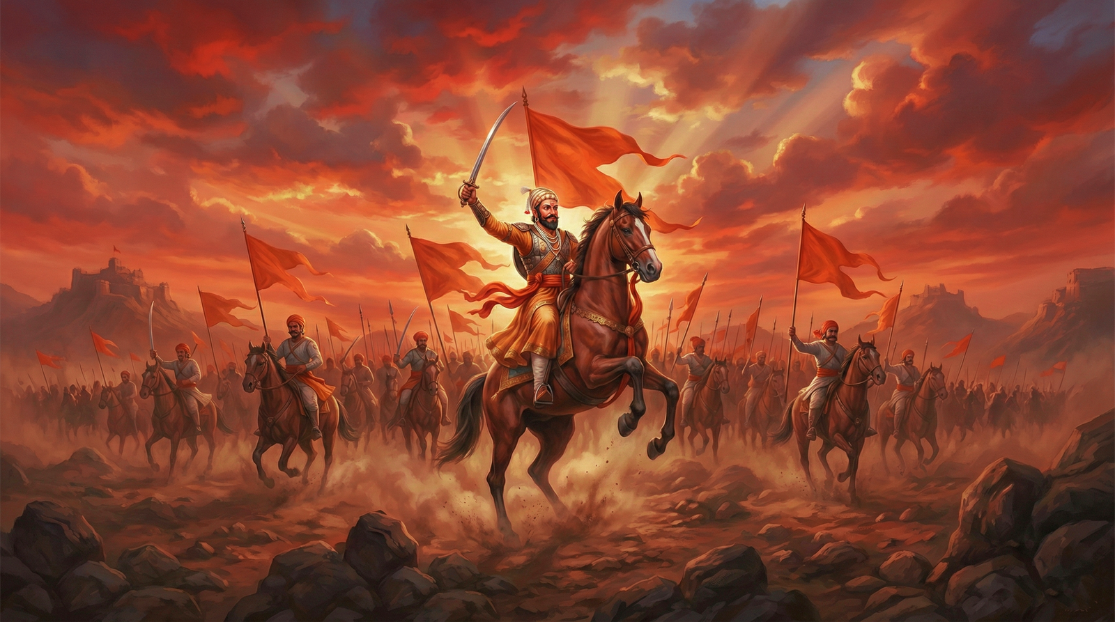 Shivaji Maharaj 4k Desktop Wallpaper HD 4K wallpaper for mobile and desktop, free HD background download for iPhone and laptop - FreezyStock