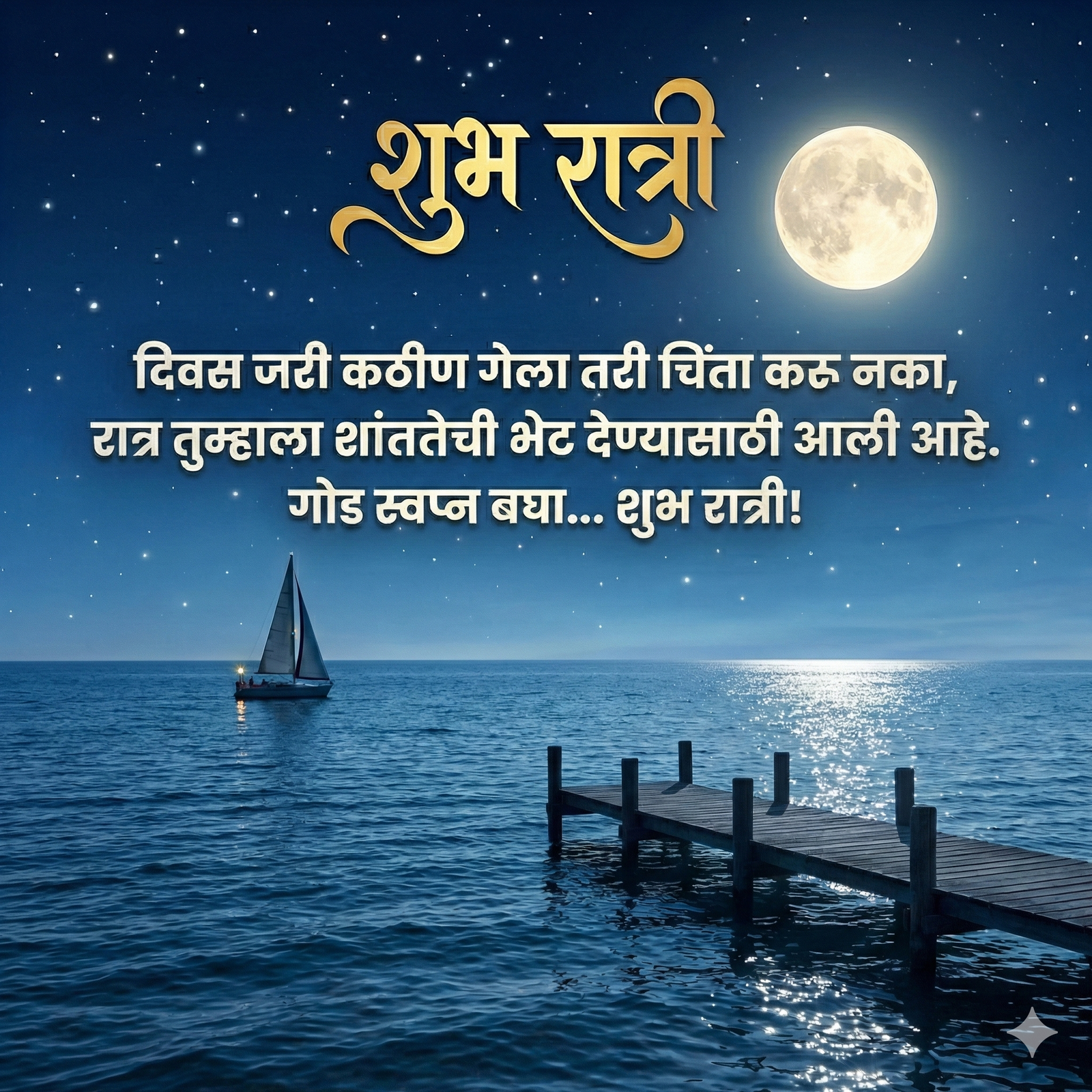 Latest Good Night Images In Marathi HD 4K wallpaper for mobile and desktop, free HD background download for iPhone and laptop - FreezyStock