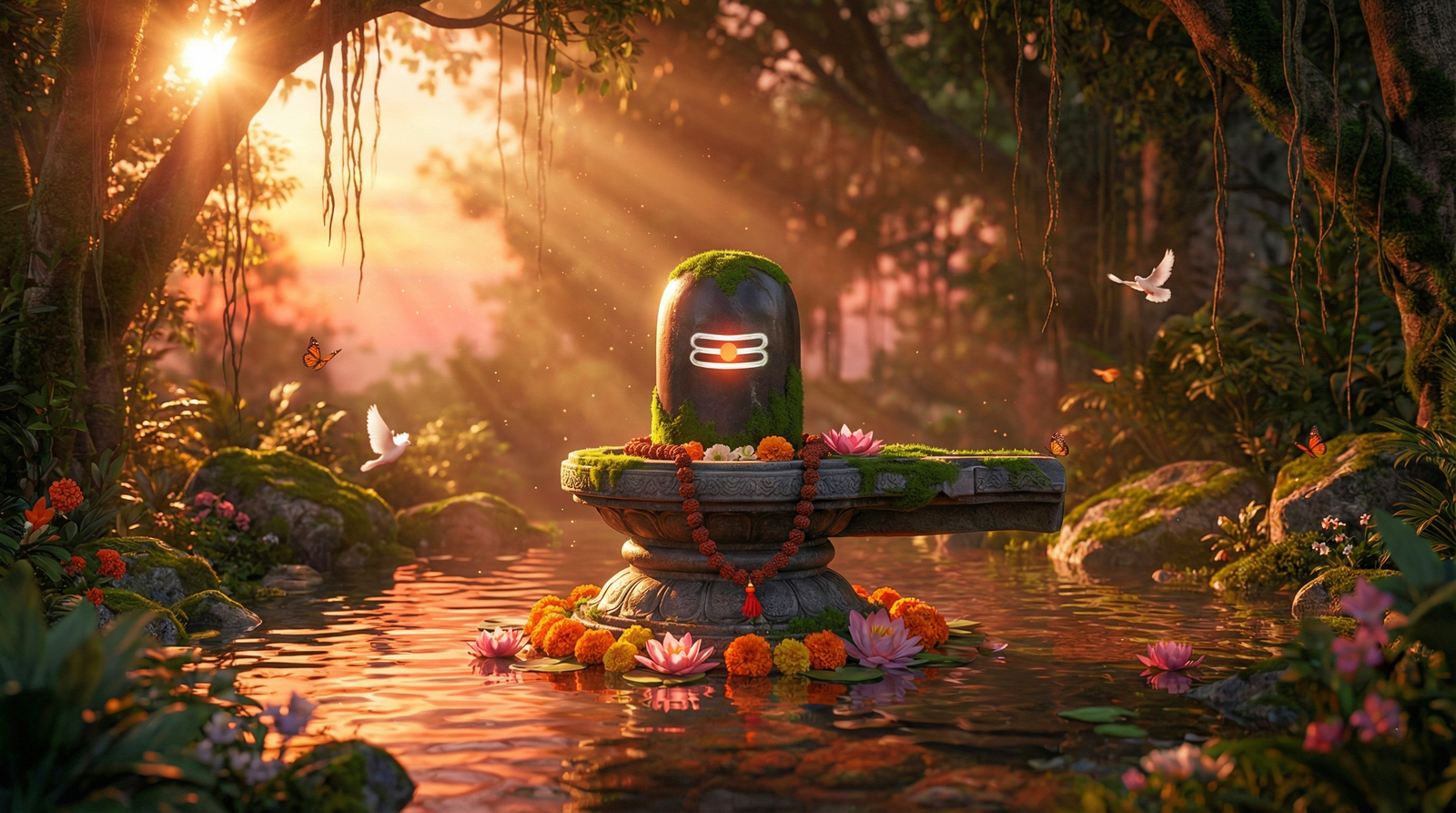 Mahakal Dark Theme Desktop Wallpaper