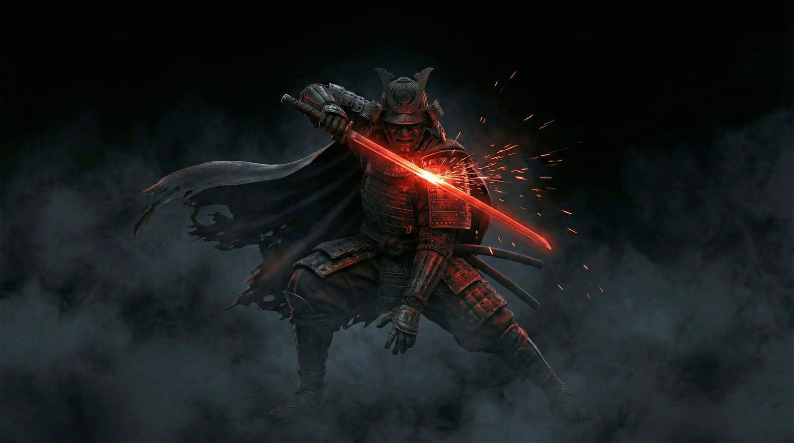 Dark Samurai Aesthetic Wallpaper wallpaper 4k hd