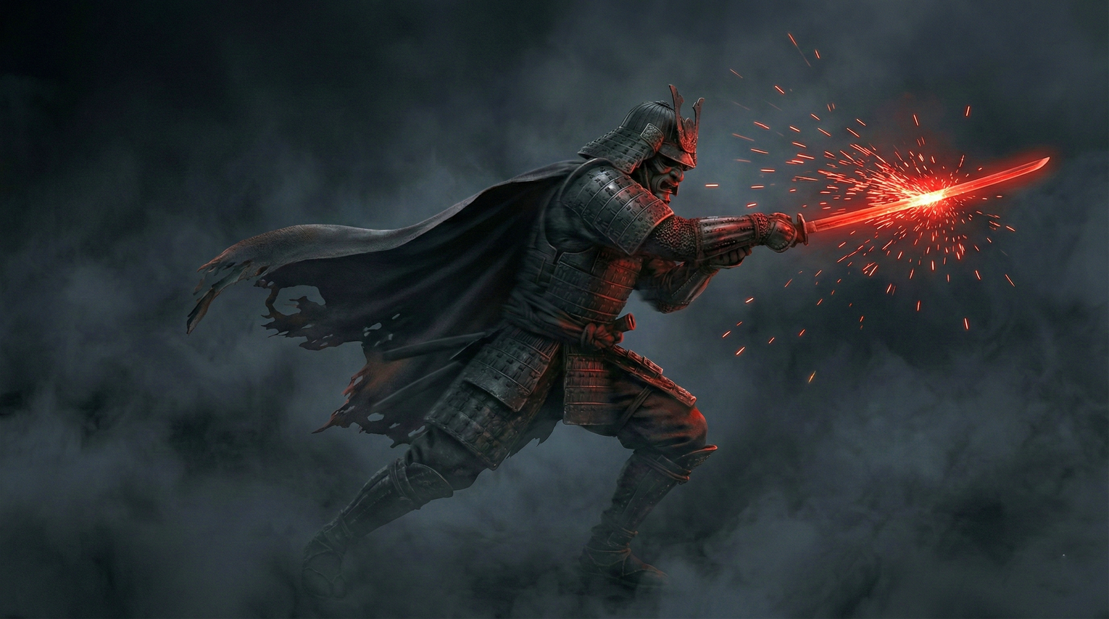 Dark Samurai Background Ultra Hd wallpaper 4k hd