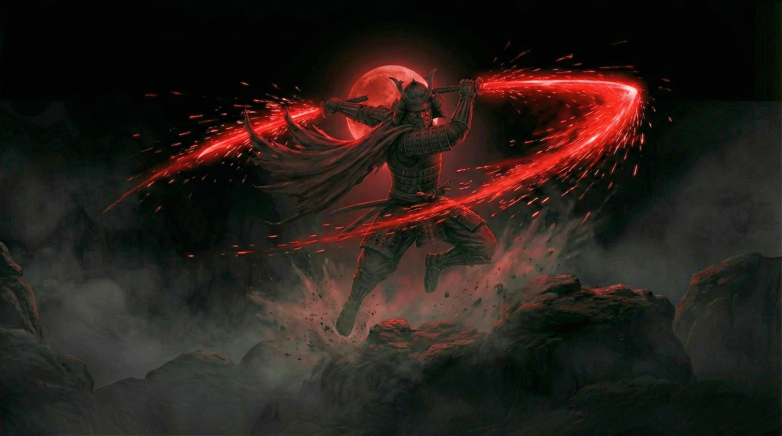 Dark Samurai Sword Wallpaper 4k wallpaper 4k hd