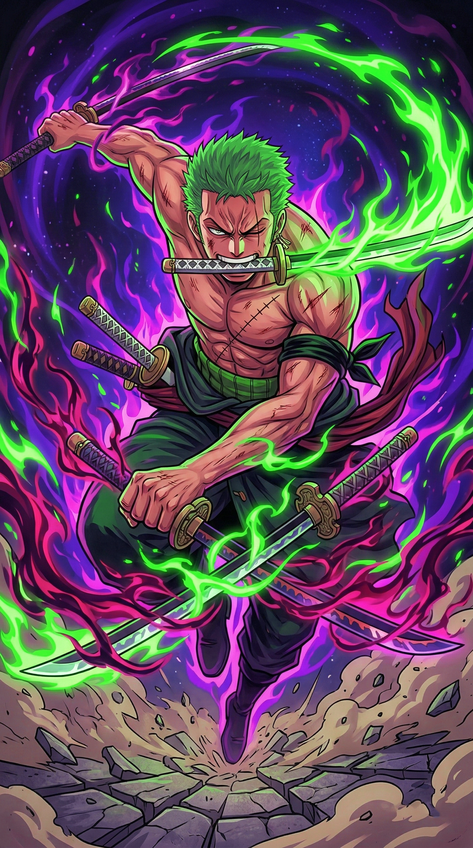 Iphone Zoro Wallpaper 4k Dark Aesthetic