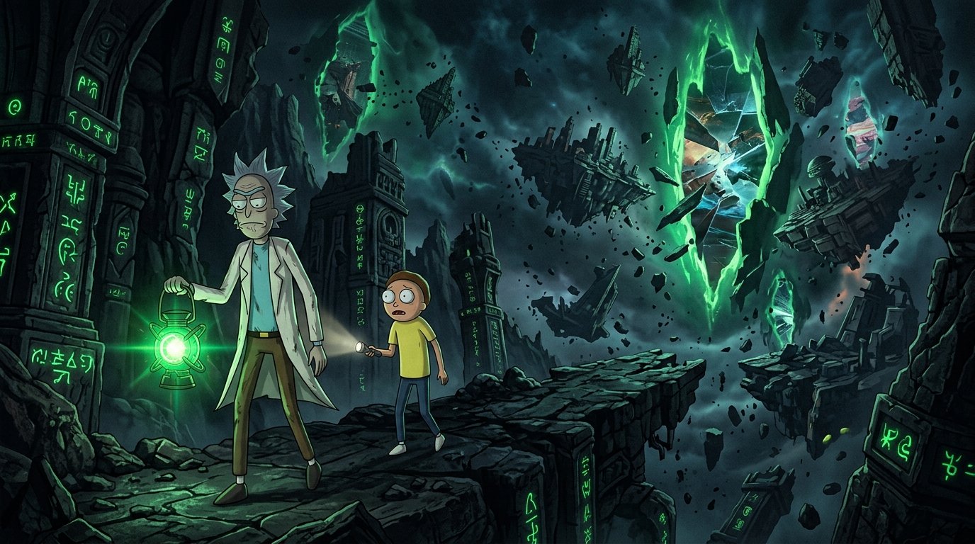 Rick And Morty Multiverse Wallpaper Hd 4k wallpaper