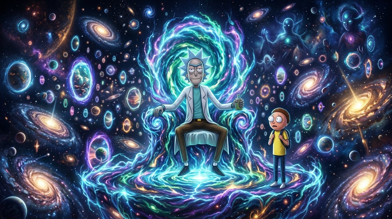 Rick And Morty Amoled Wallpaper 4k wallpaper