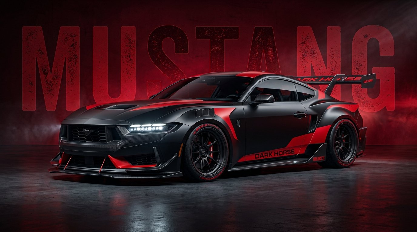 Mustang Neon Night Wallpaper 4k 4k wallpaper