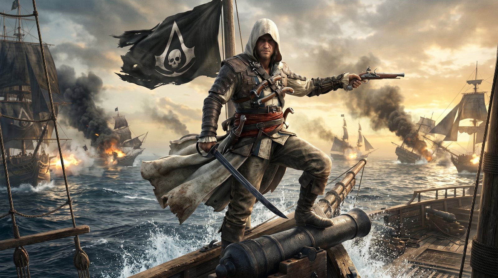 Ac Black Flag Horizon 4k 4k wallpaper