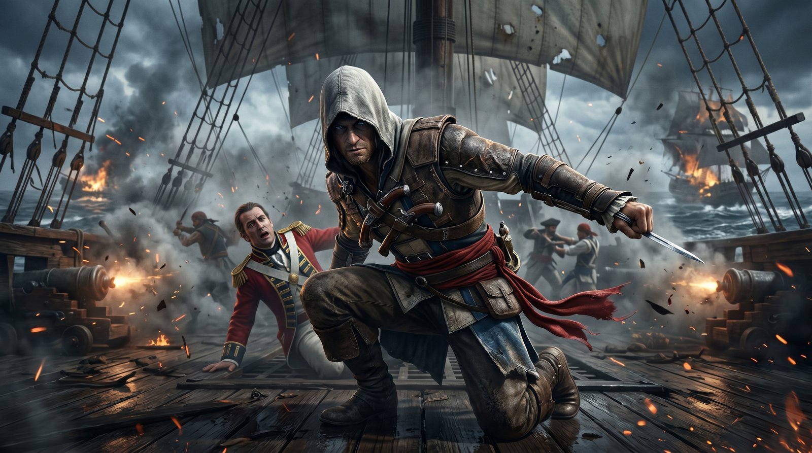 Edward Kenway Pirate Hd 4k wallpaper