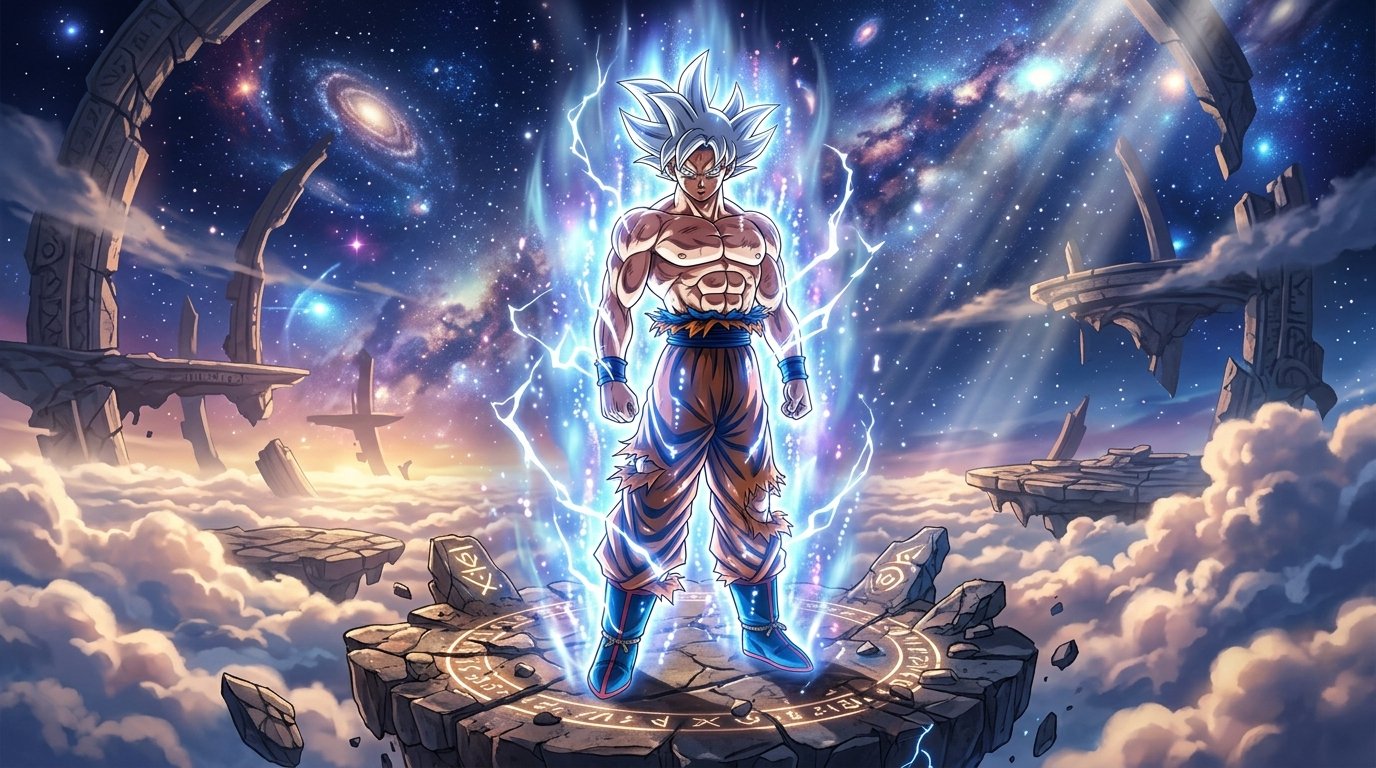 Goku Power Up Wallpaper For Laptop 4k wallpaper