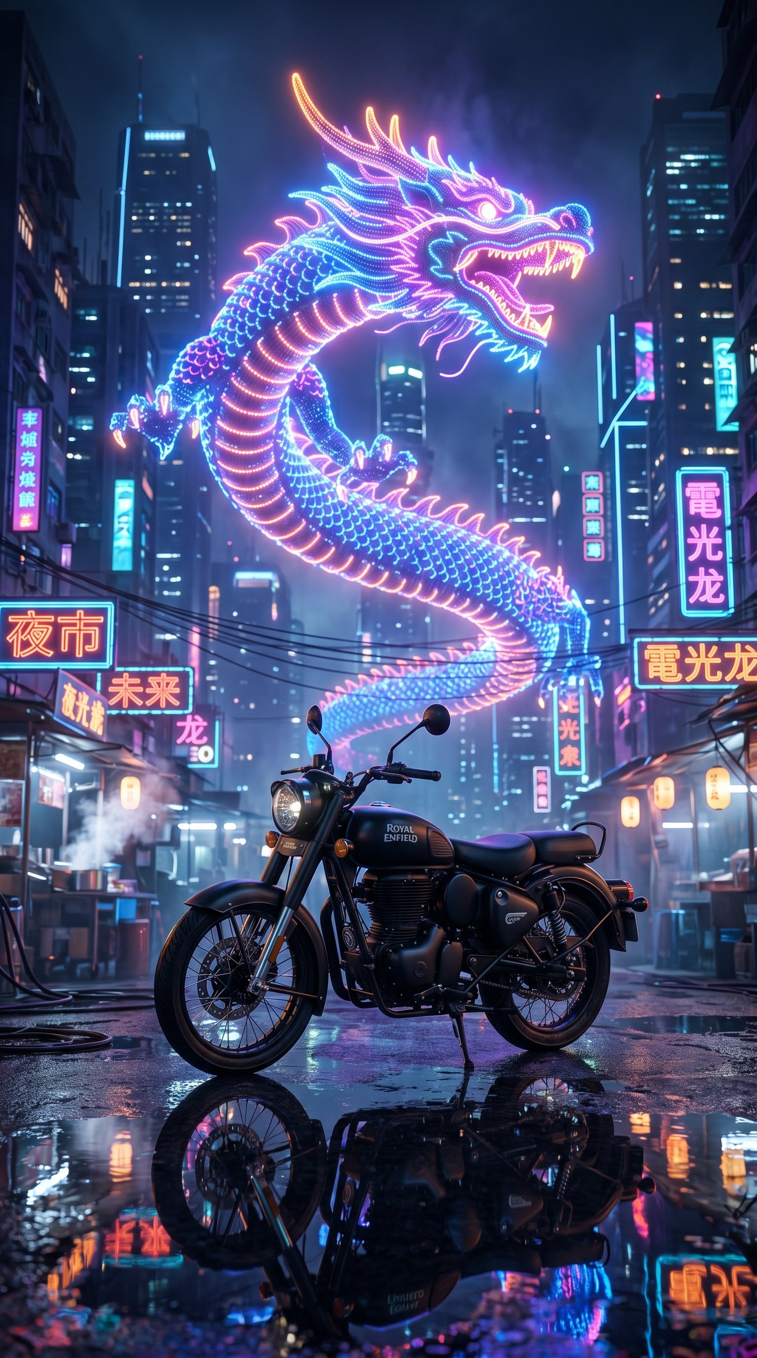 Bullet Wallpaper Neon Lights 4k wallpaper