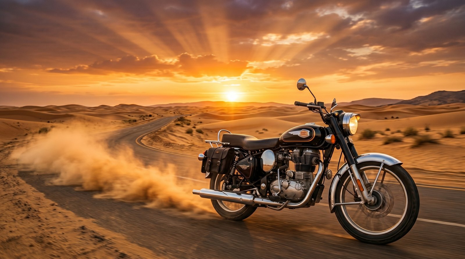 Bullet Wallpaper Sunset Ride 4k wallpaper