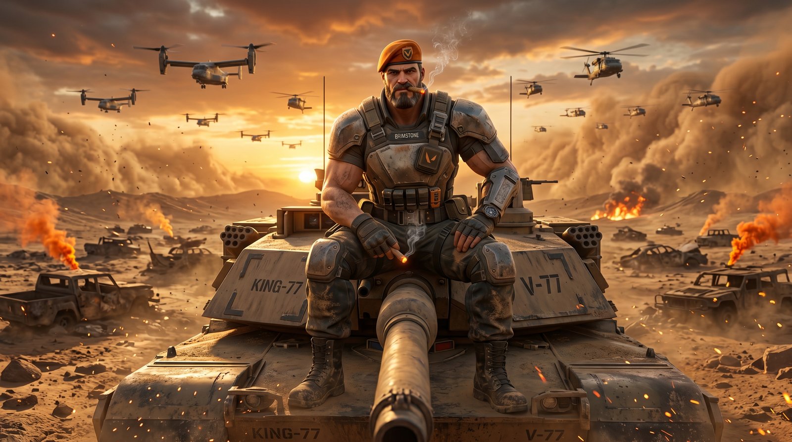 Brimstone Cinematic Valorant Wallpaper 4k wallpaper