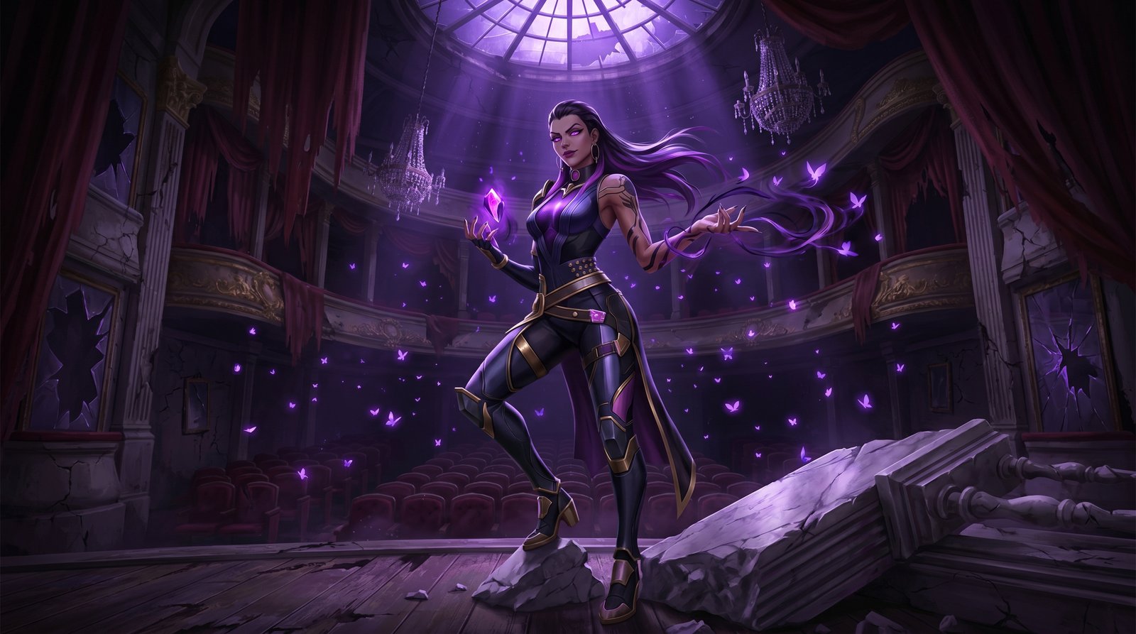 Reyna Energy Burst Valorant Wallpaper 4k wallpaper