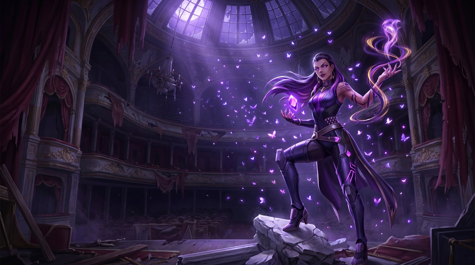 Reyna Night City Valorant Wallpaper 4k wallpaper
