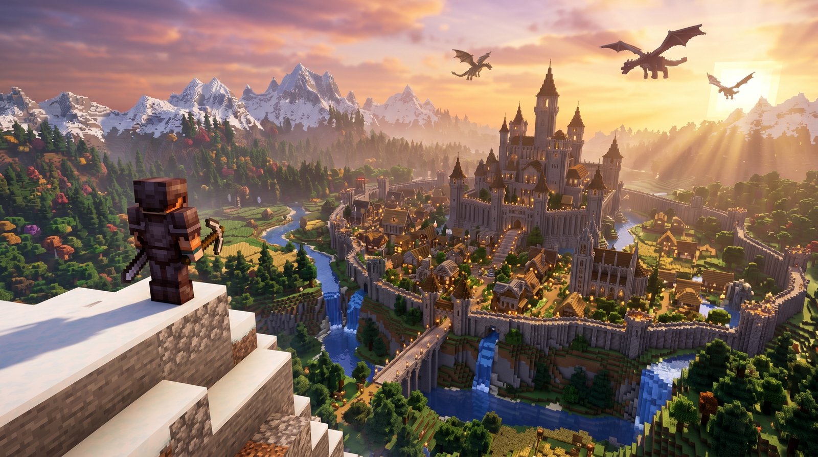 Minecraft Wolf Wallpaper Laptop 4k wallpaper