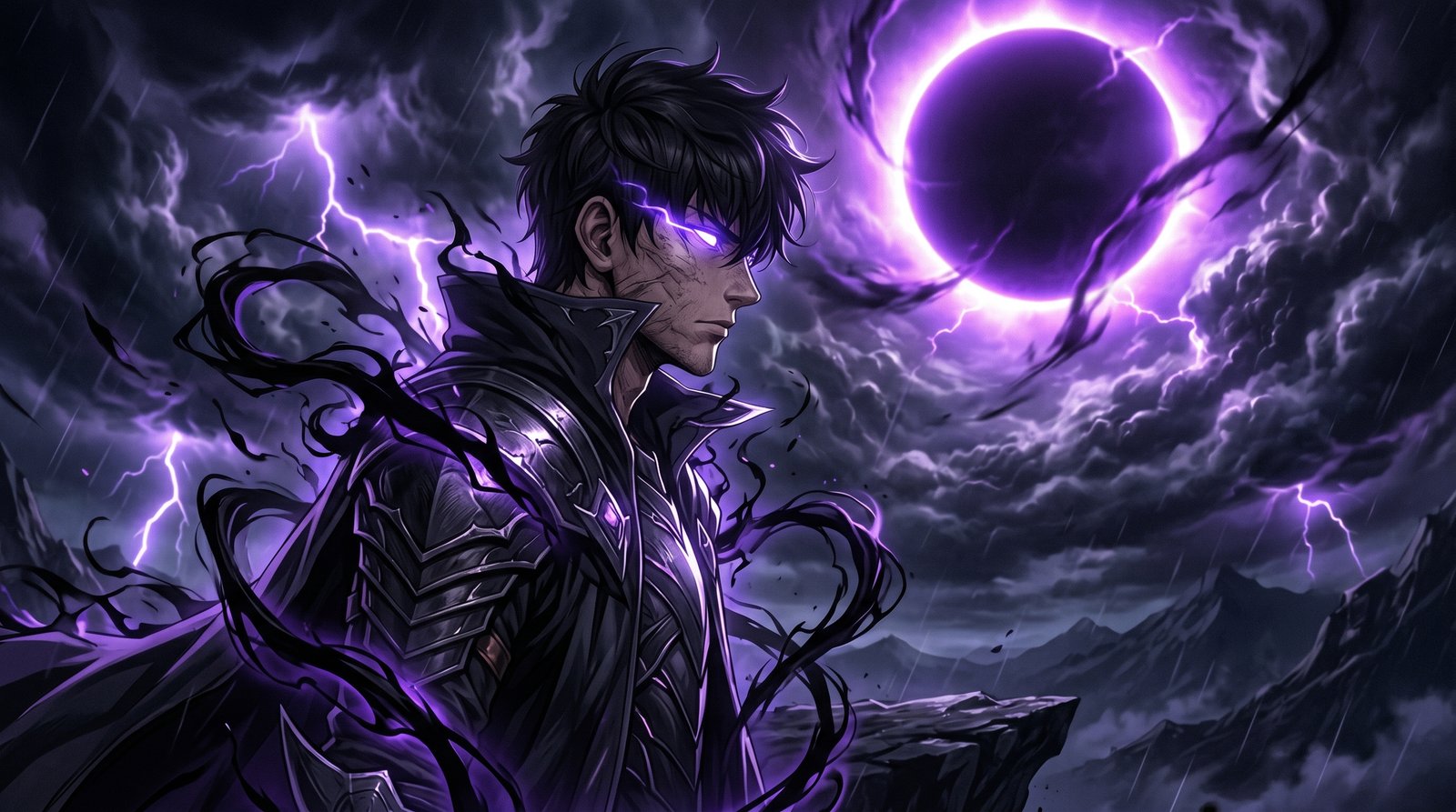 Shadow Monarch Anime Wallpaper 4k wallpaper