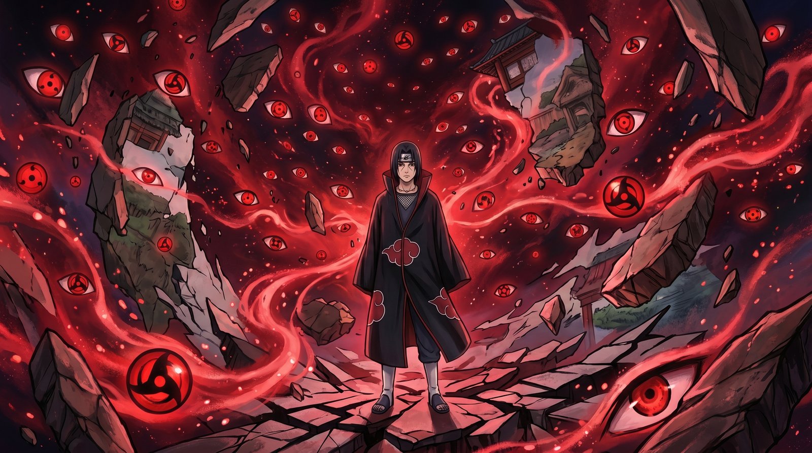Itachi Uchiha Wallpaper Sharingan 4k wallpaper