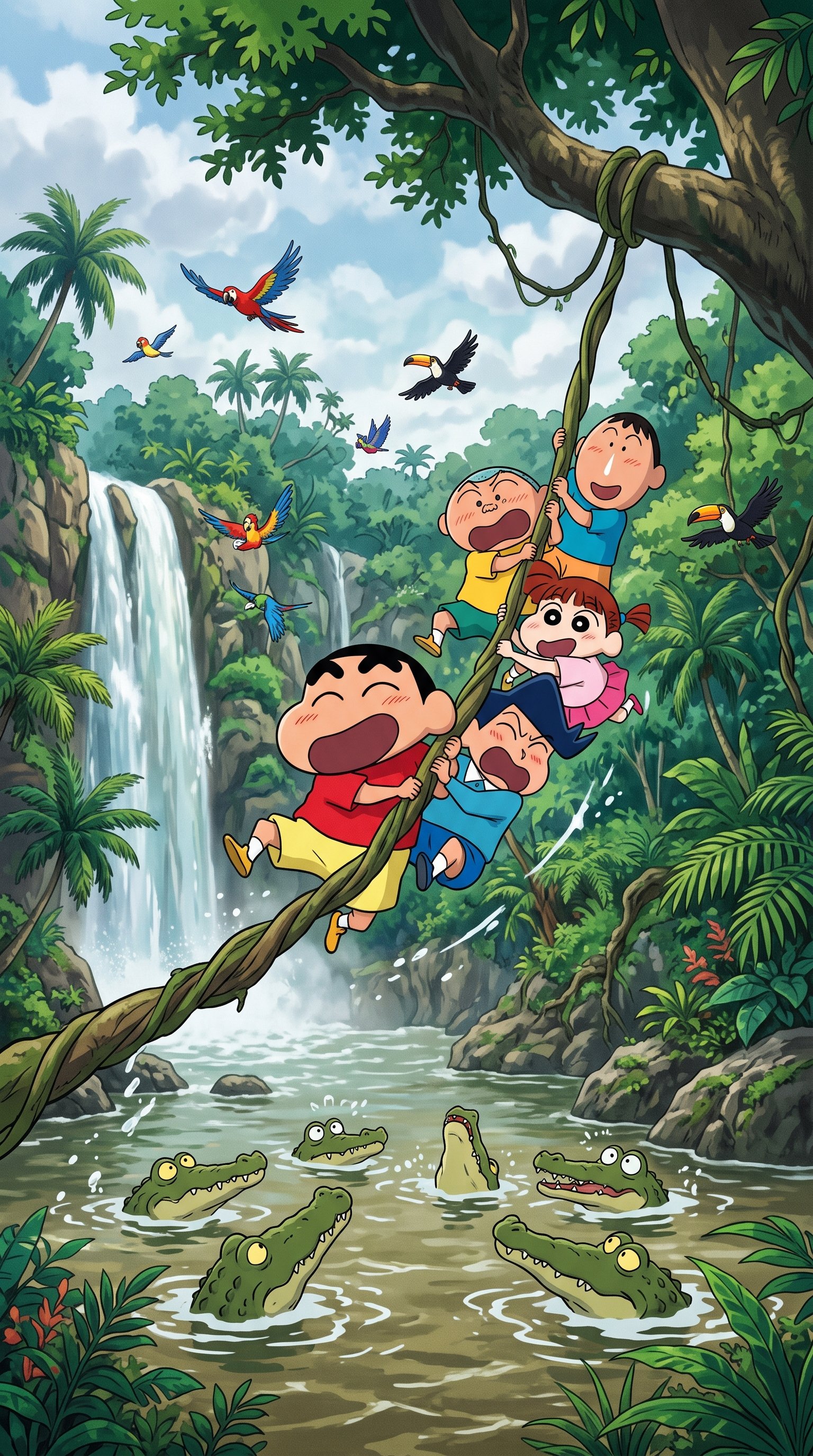 Download this beautiful Shinchan Anime Wallpaper 4k wallpaper available in 2160x3840. Whether you need a fresh desktop backgr