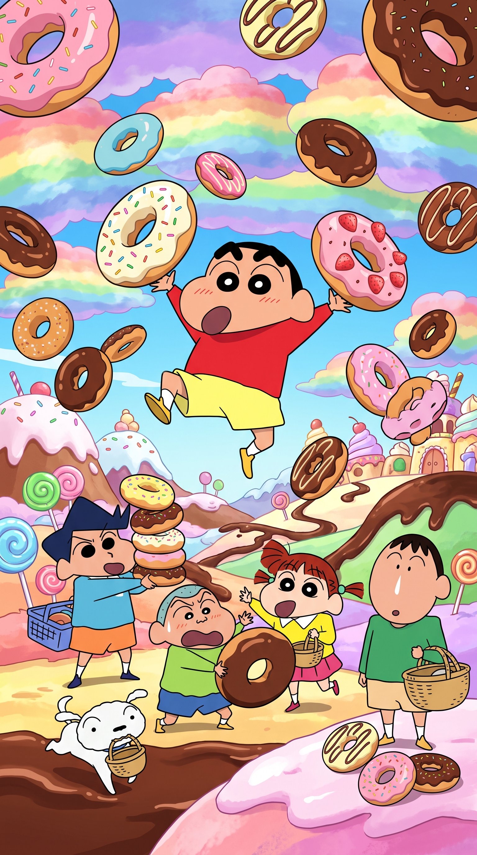 Shinchan Cartoon Wallpaper Phone 4k wallpaper
