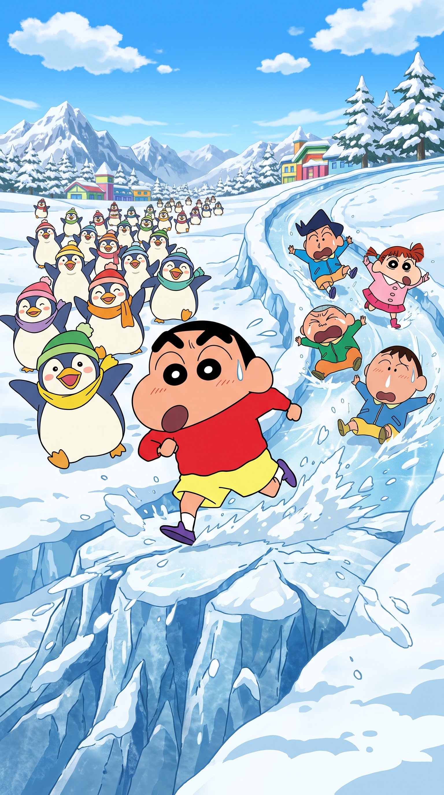 Do you want this eye-catching Shinchan Winter Wallpaper Phone in 2160x3840 quality. Ideal for anyone searching for premium 4k