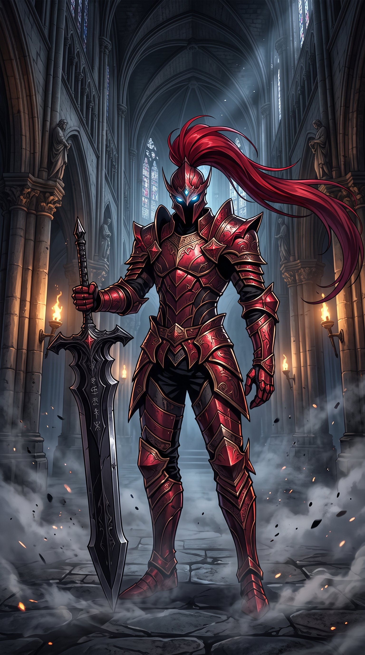 Igris Solo Leveling Wallpaper Iphone 4k wallpaper