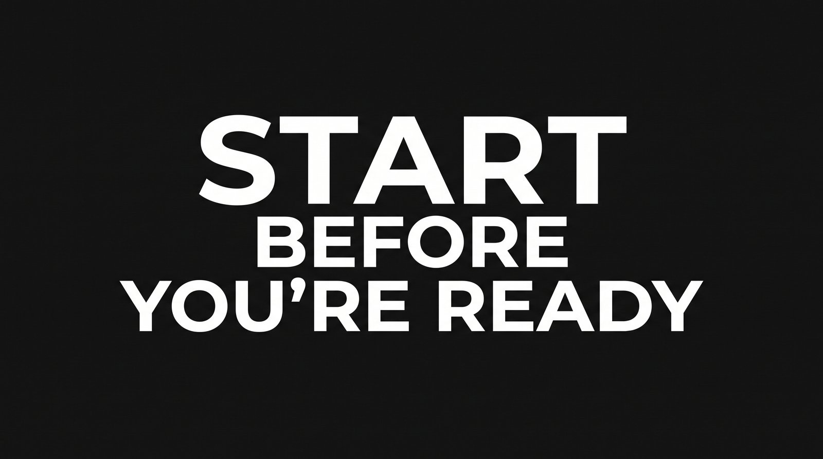 Download this beautiful Typography Start Before Youre 202607152235 wallpaper available in 1920x1080. Whether you need a fresh