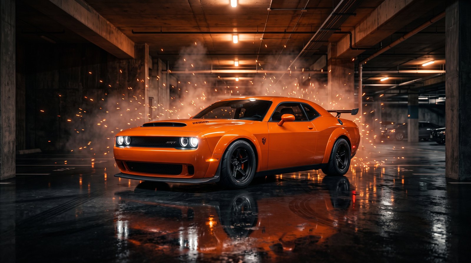 What Do you think about this Orange Dodge Challenger Srt Demon 202607181759 delivers in 3840x2160 resolution. A must-have 4k