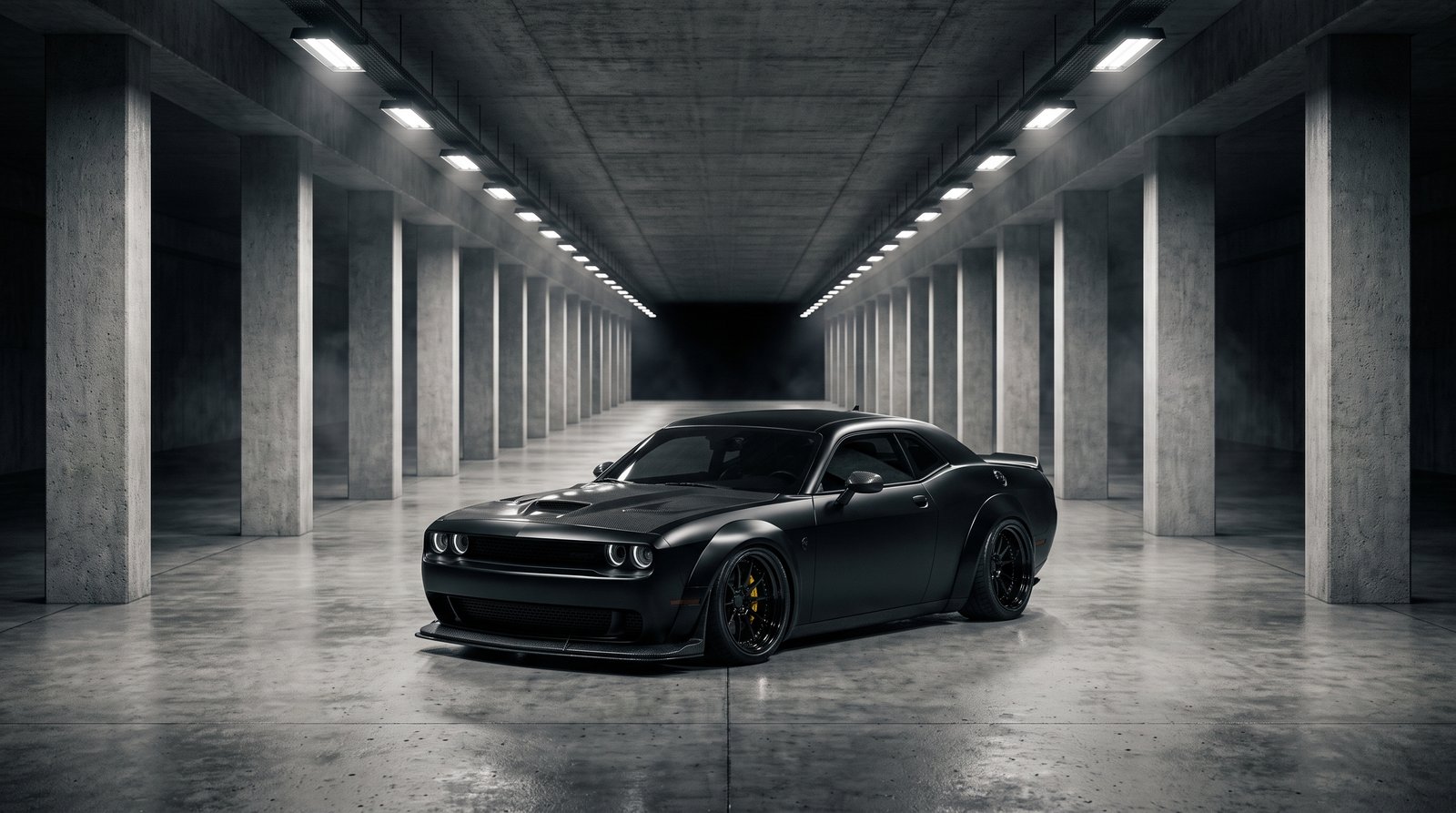 Do you want this eye-catching Custom Dodge Challenger Parked P 202607181757 in 3840x2160 quality. Ideal for anyone searching