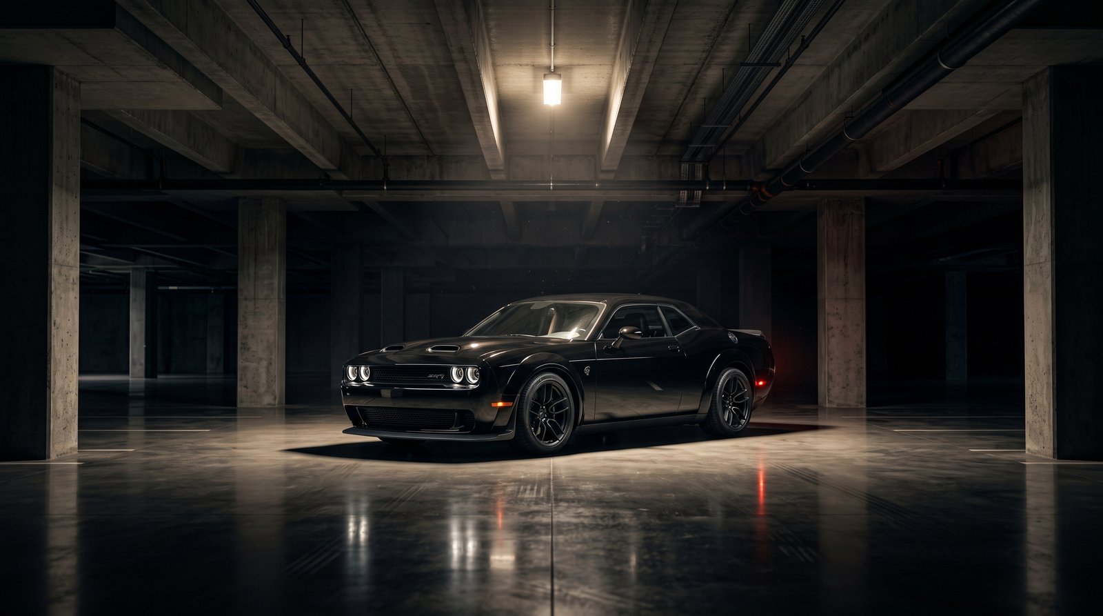 Do you want this eye-catching Ford Mustang Parking Garage Wallpaper in 3840x2160 quality. Ideal for anyone searching for prem